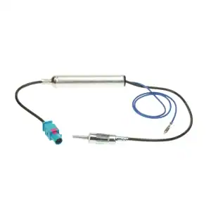 Antennenadapter Fakra – DIN 150 Ohm mit Phantomeinspeisung für aktive Antenne (VW, Audi, Seat, Škoda, Mercedes, Opel, Citroën, Peugeot, Renault, Fiat)