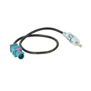 Antennenadapter Fakra – DIN 150 Ohm (BMW, Mini, Mercedes, Chevrolet, Chrysler, Citroën, Dacia, Dodge, Fiat, Ford, Jeep, Opel, Peugeot, Porsche)