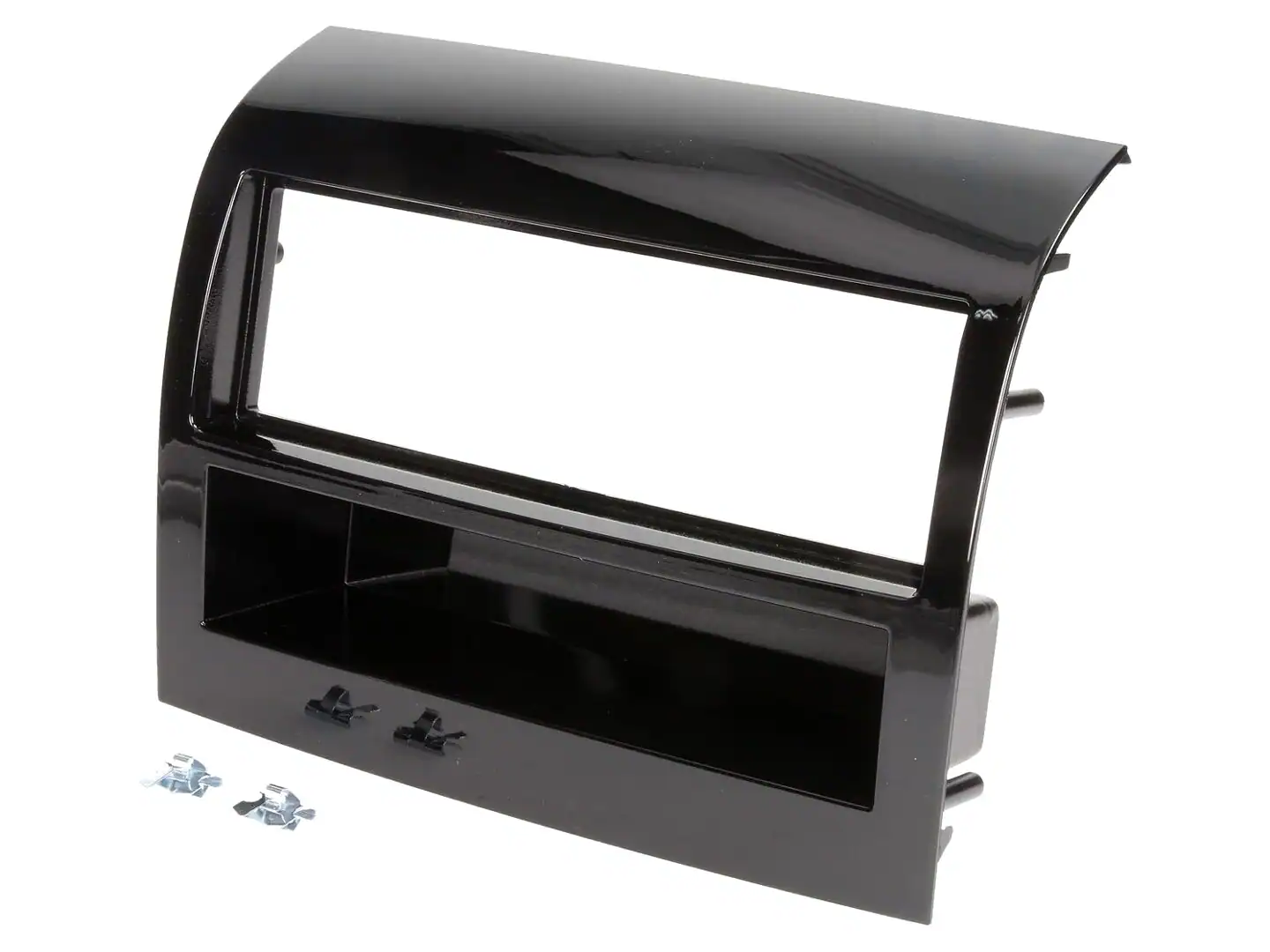 Autoradio-Blende 1-DIN Citroën Jumper (250) 2014->2023 – Hochglanz-Schwarz