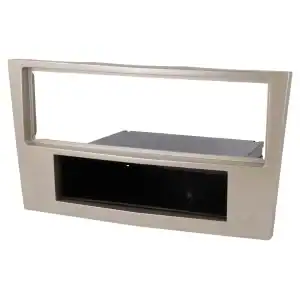 Autoradio-Blende 1-DIN Opel Astra H 2004->2010 – Grau satiniert