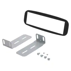 Autoradio-Blende 1-DIN Renault Clio IV 2012->2016 – Soft-Touch-Schwarz