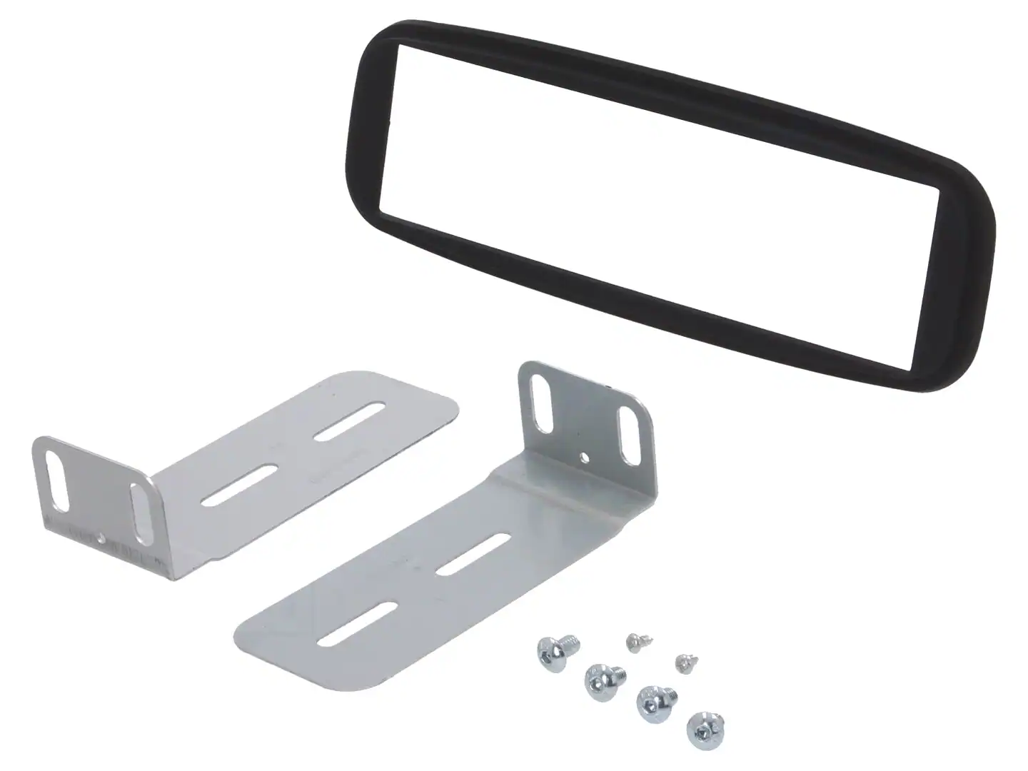 Autoradio-Blende 1-DIN Renault Clio IV 2012->2016 – Soft-Touch-Schwarz