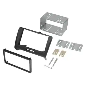 Autoradio-Blende 2-DIN Audi TT 2 2006->2014 – Schwarz