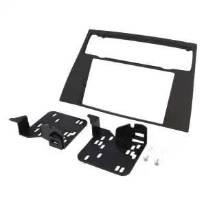 Autoradio-Blende 2-DIN BMW 3 (E90-E91) 2006->2011 / Touring (E91) 2006->2012 / Coupé (E92) 2006->2013 / Cabrio (E93) 2007->2013 – Schwarz