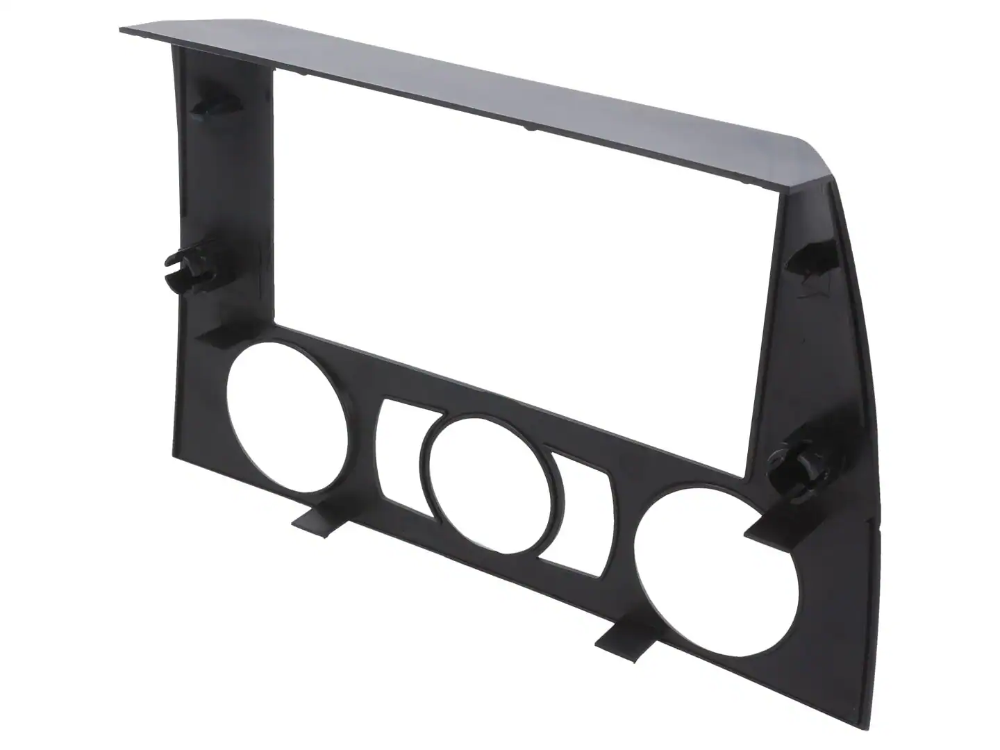 Autoradio-Blende 2-DIN BMW 3 (E90/E91/E92/E93) 2005->2011 / Touring (E91) 2005->2012 / Coupé (E92) 2006->2013 / Cabrio (E93) 2007->2013 – Schwarz – Bild 2