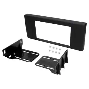 Autoradio-Blende 2-DIN BMW X5 2000->2006 – Schwarz