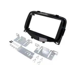 Autoradio-Blende 2-DIN Citroën C1 2014->2022 – Hochglanz-Schwarz