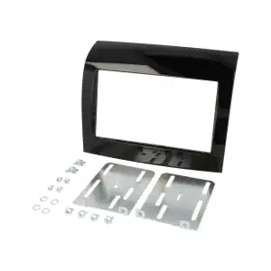 Autoradio-Blende 2-DIN Citroën Jumper (250) 2014->2023 – Hochglanz-Schwarz