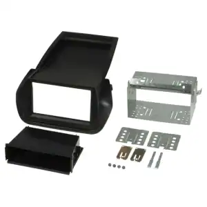 Autoradio-Blende 2-DIN Citroën Nemo 2007->2017 – Schwarz