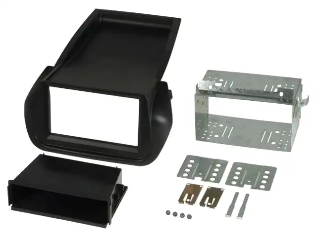 Autoradio-Blende 2-DIN Citroën Nemo 2007->2017 – Schwarz
