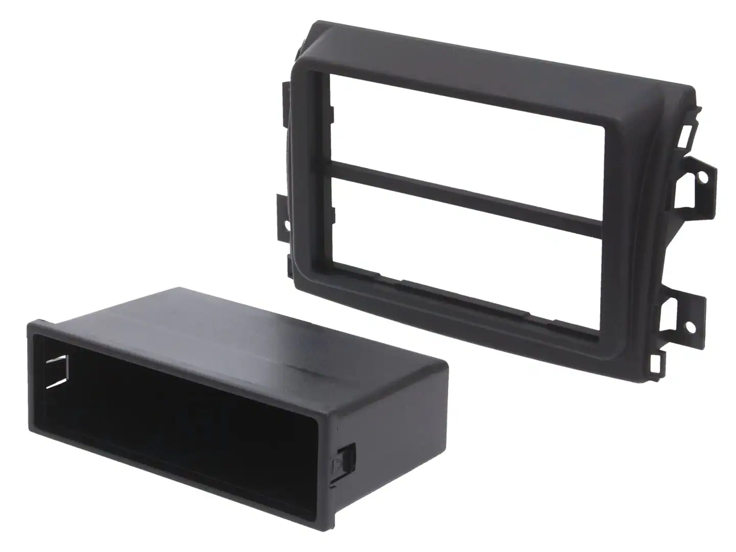 Autoradio-Blende 2-DIN Fiat Ducato 2021->2026 – Matt-Schwarz