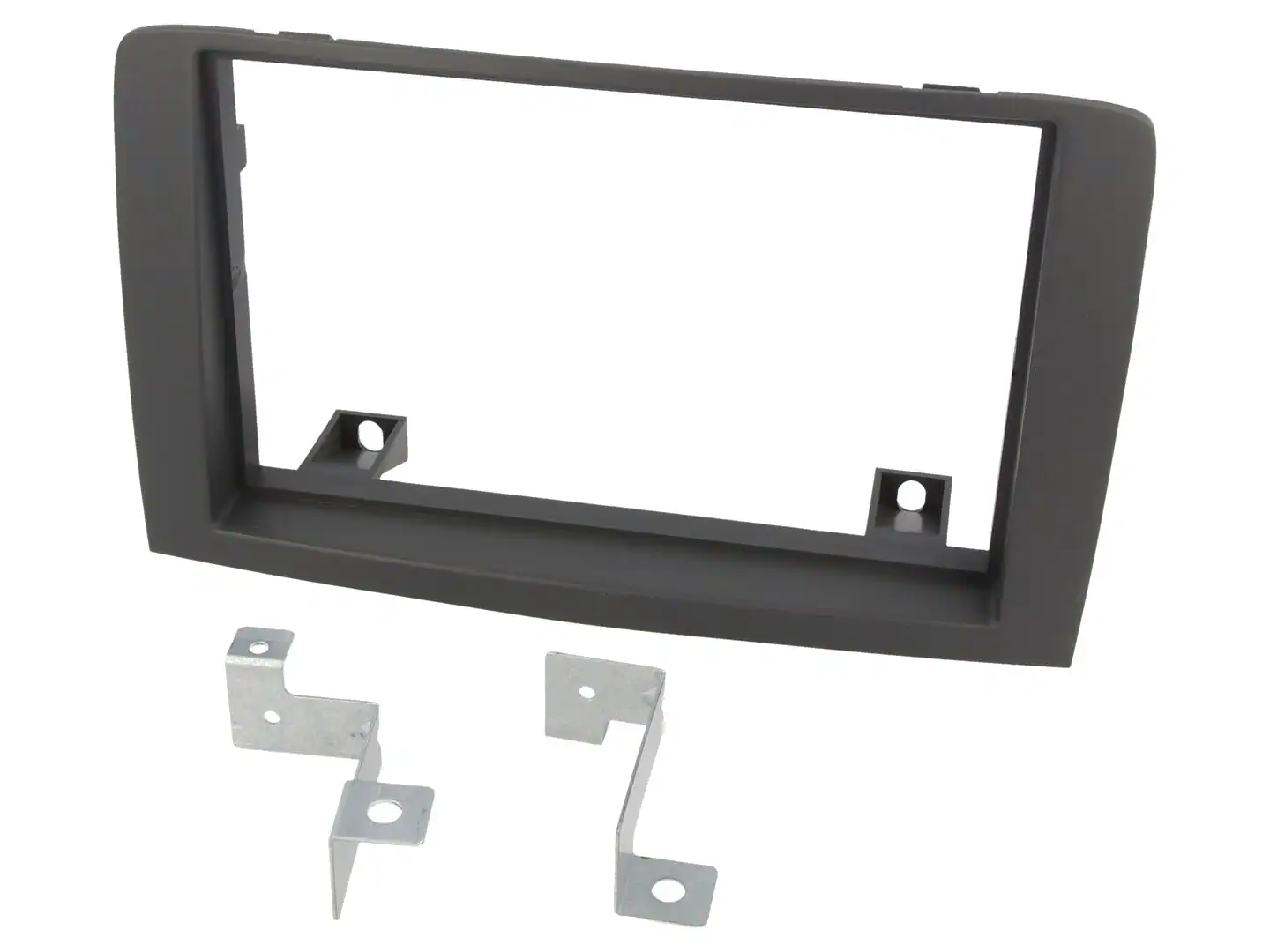 Autoradio-Blende 2-DIN Fiat Idea 2003->2011 – Grau