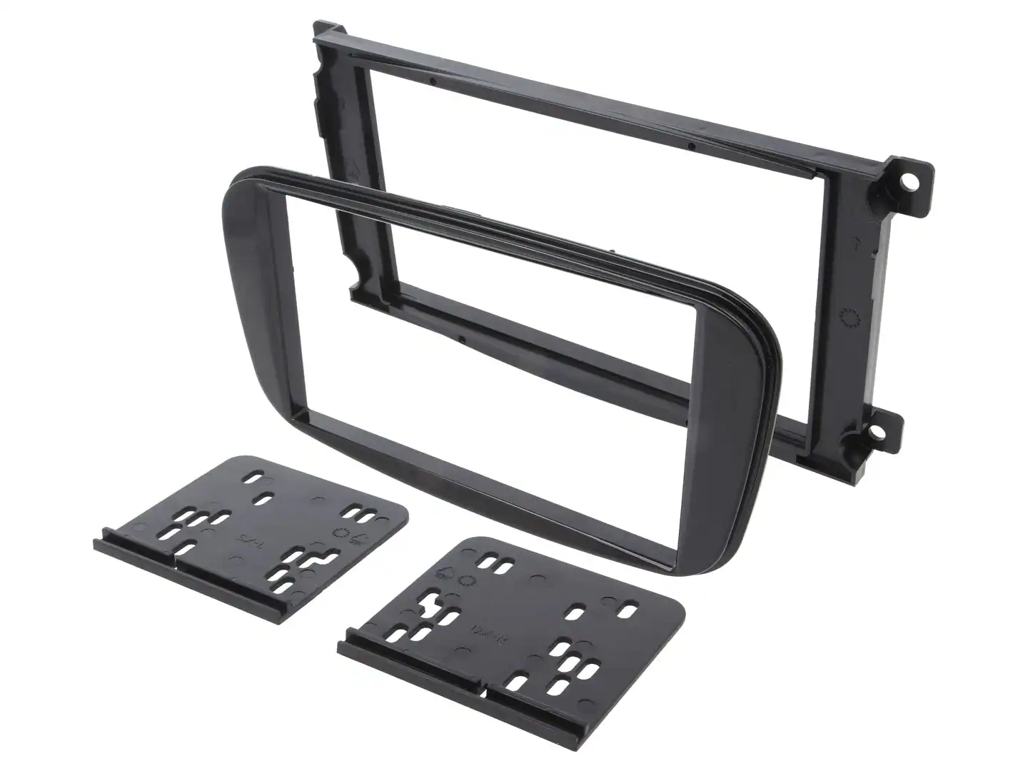 Autoradio-Blende 2-DIN Ford C-Max 2007->2010 – Hochglanz-Schwarz