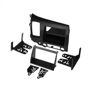 Autoradio-Blende 2-DIN Honda Civic VIII 01/2006->02/2012 – Grau