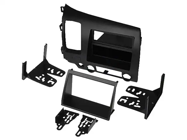 Autoradio-Blende 2-DIN Honda Civic VIII 01/2006->02/2012 – Grau