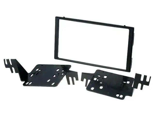 Autoradio-Blende 2-DIN Hyundai Accent 2006->2010 – Schwarz