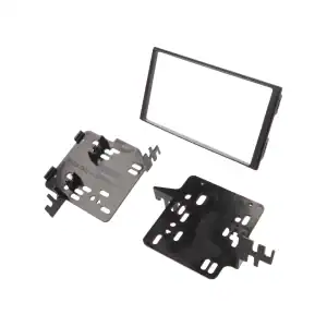 Autoradio-Blende 2-DIN Hyundai Accent 2006->2011 – Schwarz