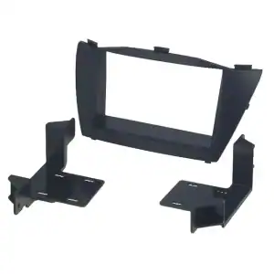 Autoradio-Blende 2-DIN Hyundai IX35 2010->2013 – Schwarz