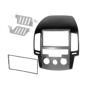 Autoradio-Blende 2-DIN Hyundai i30 2008->2011 – Schwarz