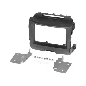 Autoradio-Blende 2-DIN Kia Sportage III (SL) 2010/08->2015 – Schwarz