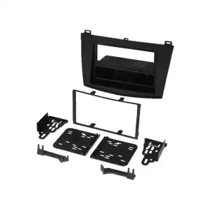 Autoradio-Blende 2-DIN Mazda 3 2010->2013 – Schwarz