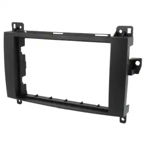 Autoradio-Blende 2-DIN Mercedes A-Class (C169) 11/2004->07/2010 – Schwarz