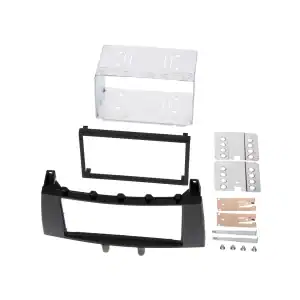 Autoradio-Blende 2-DIN Mercedes C-class (W203/CL203/S203 Facelift) 2004->2007 – Schwarz