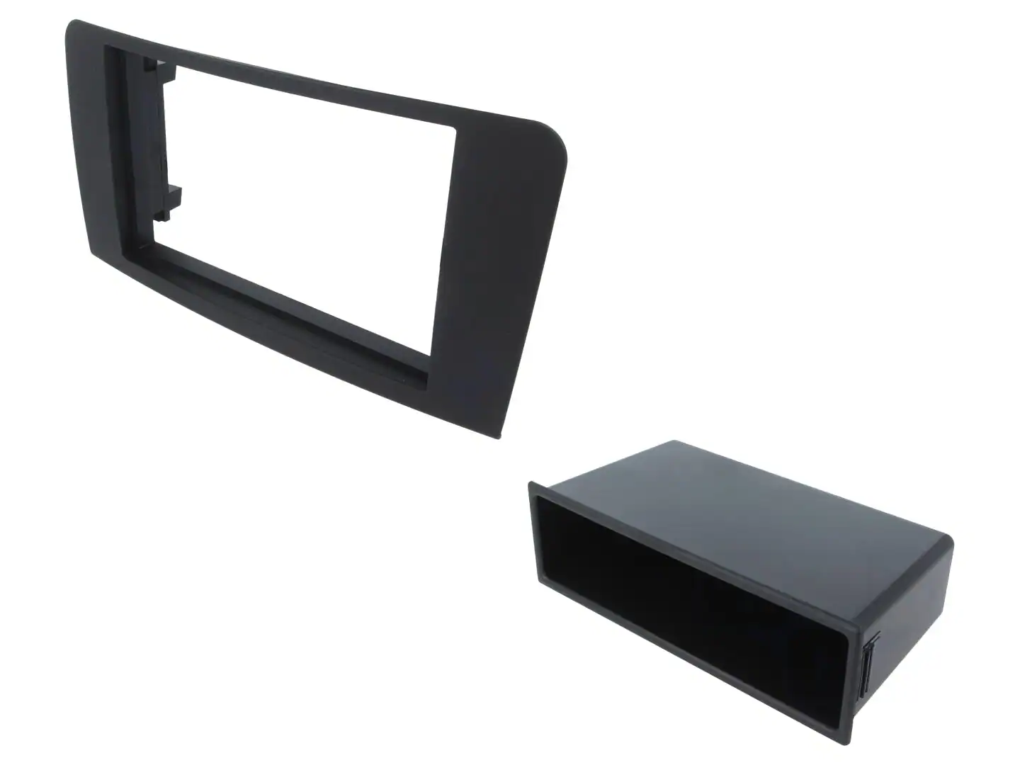 Autoradio-Blende 2-DIN Mercedes M-Class (W164) 2005->2011 – Schwarz