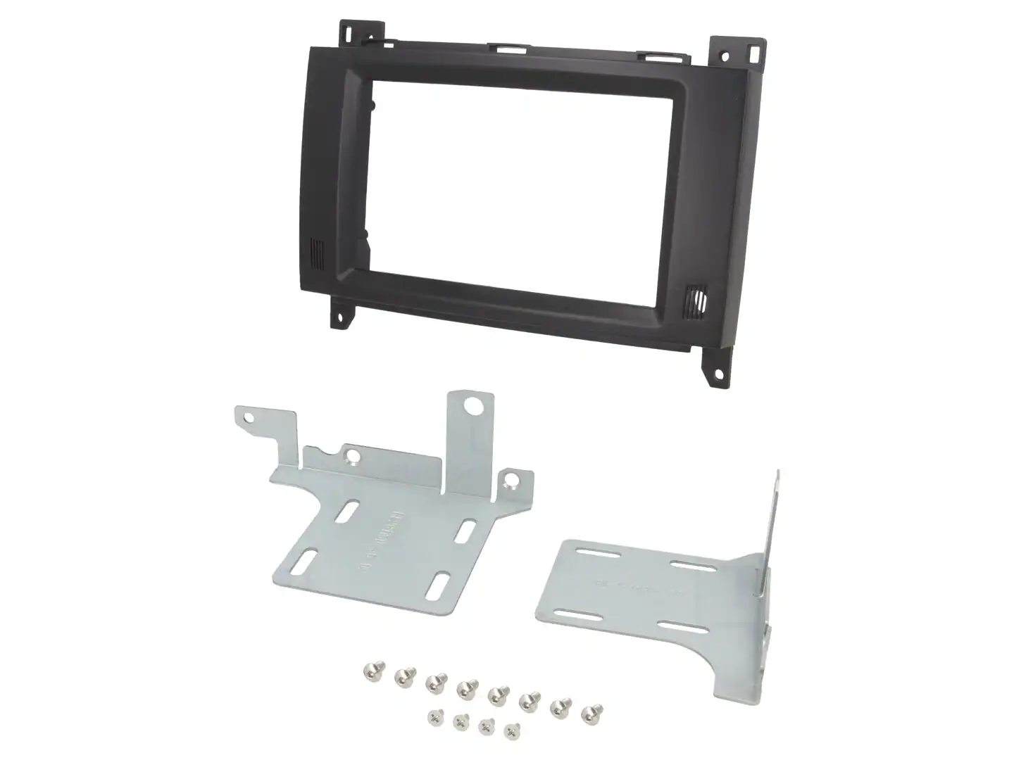 Autoradio-Blende 2-DIN Mercedes Vito/Viano (W639) 2003->2014 – Schwarz