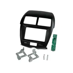 Autoradio-Blende 2-DIN Mitsubishi ASX 2010->2021 – Schwarz