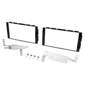 Autoradio-Blende 2-DIN Nissan Juke 05/2014->2019 – Hochglanz-Schwarz