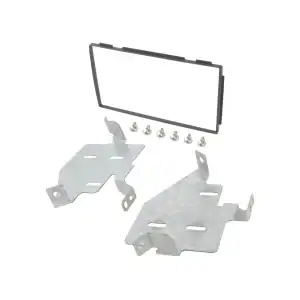 Autoradio-Blende 2-DIN Nissan Note (E11) 2006->2013 – Schwarz