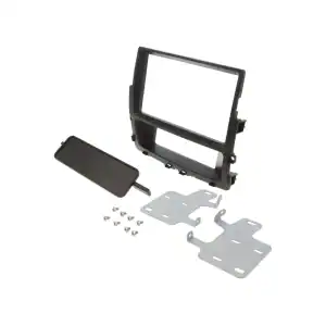 Autoradio-Blende 2-DIN Nissan Primastar 2011->2014 – Schwarz