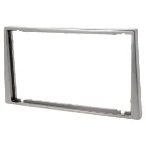 Autoradio-Blende 2-DIN Opel Agila 2000->2007 – Dunkelsilber