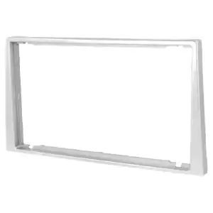 Autoradio-Blende 2-DIN Opel Agila 2000->2007 – Hellsilber