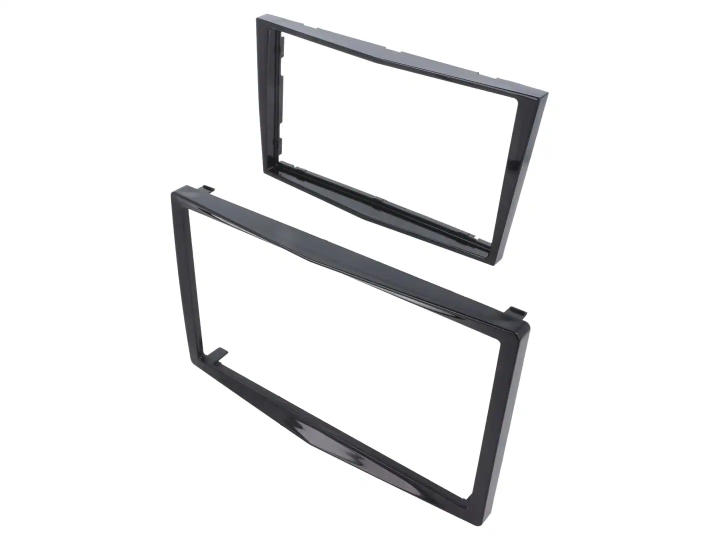 Autoradio-Blende 2-DIN Opel Antara 2006->2015 – Hochglanz-Schwarz