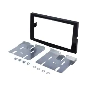 Autoradio-Blende 2-DIN Opel Corsa 2006->2014 – Hochglanz-Schwarz