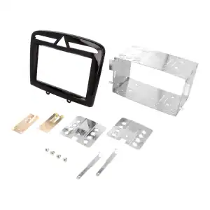 Autoradio-Blende 2-DIN Peugeot 308 04/2009->2013 – Schwarz