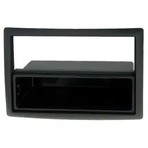 Autoradio-Blende 2-DIN Renault Megane II 2002/11->2009/05 – Schwarz, mit Ablagefach