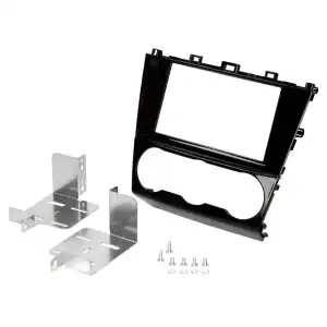 Autoradio-Blende 2-DIN Subaru Levorg 2015->2020 – Hochglanz-Schwarz