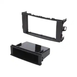Autoradio-Blende 2-DIN Toyota Auris (E15J/E15UT) 2007->2012 – Schwarz