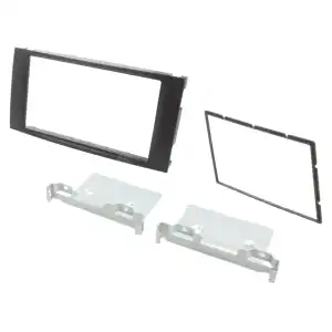 Autoradio-Blende 2-DIN VW Caravelle/Multivan/T5 Transporter 2003->2015 – Schwarz