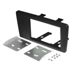 Autoradio-Blende 2-DIN Volvo S60 2000->2004 – Schwarz