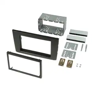 Autoradio-Blende 2-DIN Volvo XC90 2006->2014 – Schwarz