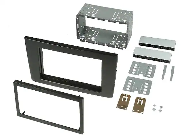 Autoradio-Blende 2-DIN Volvo XC90 2006->2014 – Schwarz