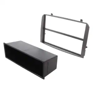 Autoradio-Blende 2-ISO Alfa Romeo 147 2005->2010 – Schwarz
