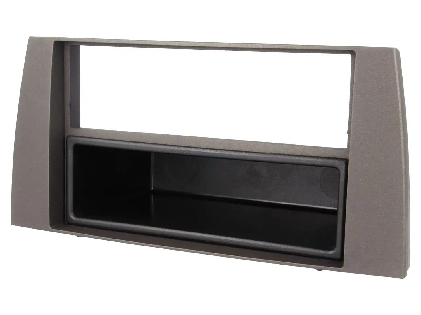 Autoradio-Blende 2-ISO Jaguar S-Type 2002->2007 – Schwarz