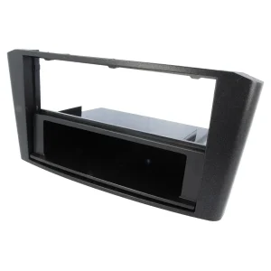 Autoradio-Blende 2-ISO Toyota Avensis (T25) 2003->2009 – Schwarz